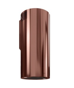 GLOBALO Okap kuchenny przyścienny okrągły LOBELIO 39.1 LINIA DESIGN kolor MIEDŹ / WINE COPPER-DARMOWA DOSTAWA