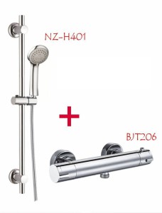 Zestaw natryskowy NOVO z baterią termostatyczną TUBIC