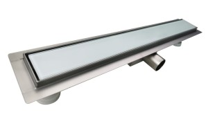 Odpływ liniowy 70 cm  SZKŁO BIAŁE