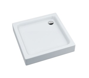 Schedpol Brodzik kwadratowy GRANDO PLUS 90x90x17 z systemem STABILSOUND 3.0125-Darmowa dostawa