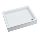 Schedpol Brodzik prostokątny GRAWELLO 80x100x26 z systemem STABILSOUND 3.018-Darmowa dostawa