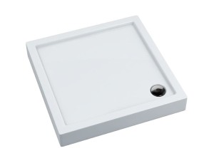 Schedpol Brodzik kwadratowy COMPETIA 80x80x14 z systemem STABILSOUND 3.0160-Darmowa dostawa