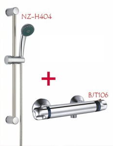 Zestaw natryskowy ECO BASIC z baterią termostatyczną ICONIC