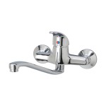 Bateria KATE zlewozmywakowa ścienna L-250 chrom