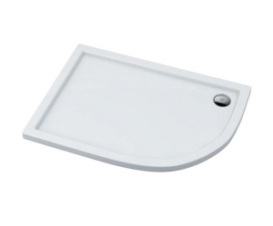 Schedpol Brodzik asymetryczny CORRINA 80x100x5 Lewy z systemem STABILSOUND PLUS 3.071-Darmowa dostawa