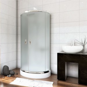 Kabina STYLIO przyścienna 80x100 chrom szkło chinchila z powłoką CleanGLASS  z brodzikiem zabudowanym 4x15 - Darmowa dostawa