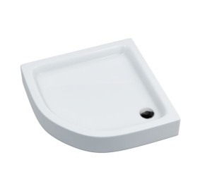 Schedpol Brodzik półokrągły GRANDO PLUS 80x80x17 z systemem STABILSOUND 3.0128-Darmowa dostawa