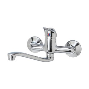 Bateria WENDY umywalkowa ścienna L-200 chrom