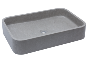 ADNaturalnie Umywalka nablatowa ETNA 61x40x11,5 cm szary marmur KUN-004SZ - DARMOWA DOSTAWA