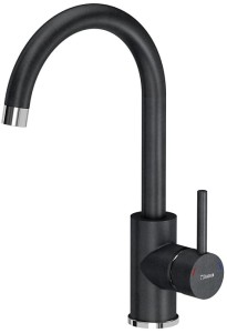 Quadron POP Bateria zlewozmywakowa stalowa NAOMI kolor czarny metalik