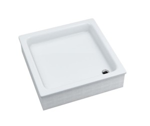 Schedpol Brodzik kwadratowy GRAWELLO 90x90x26 z systemem STABILSOUND 3.012-Darmowa dostawa