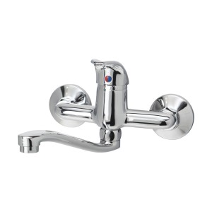 Bateria WENDY umywalkowa ścienna L-150 chrom