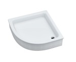 Schedpol Brodzik półokrągły GRAWELLO 80x80x26 z systemem STABILSOUND 3.015-Darmowa dostawa