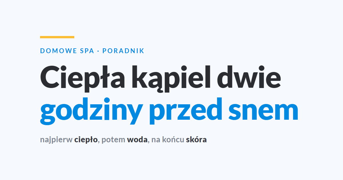 Domowy rytuał spa: kolejność wieczoru regeneracji